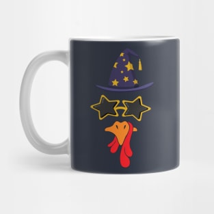 Hilarious Turkey Face witch , Perfect for Thanksgiving & Christmas Mug